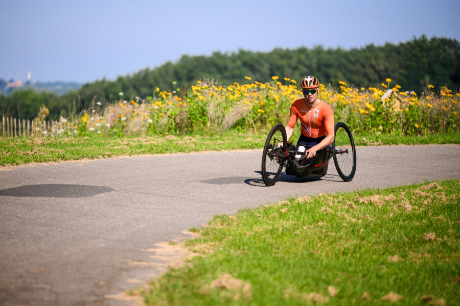 Adelante Team NL paralympische atleten Noah Mbuyamba en Mitch Valize (Jonathan Vos Photography)